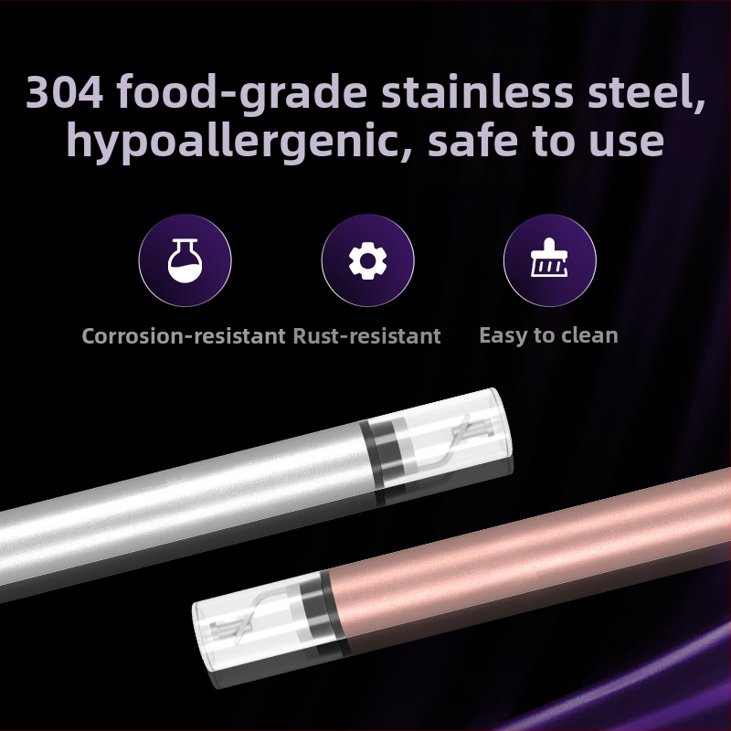 HD vizuálny akné ihla – elektrický čistič pórov HWQ038, čistenie pórov, CE RoHS FCC certifikáty, uvedený na trh 2023, obal: elektroplating s pieskovaním
