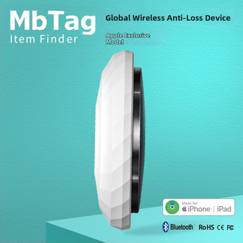Mb-P18 Bluetooth tracker ir pasaulinis lokatorius skirtas iOS, baterijos veikimo laikas 1 metų, svoris 9 g