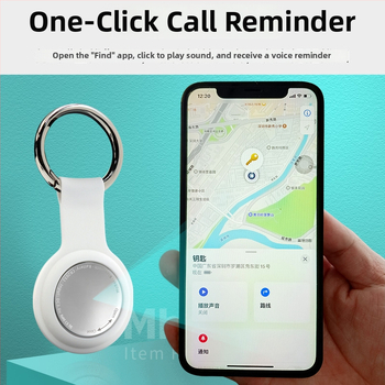 Mb-P18 Bluetooth tracker ir pasaulinis lokatorius skirtas iOS, baterijos veikimo laikas 1 metų, svoris 9 g