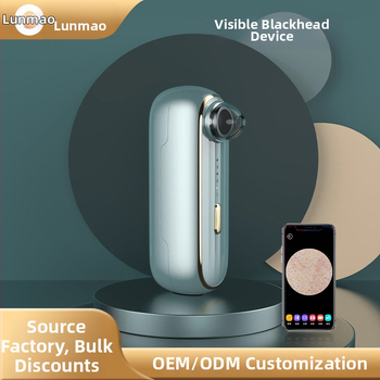 Porų valymo ir spuogų šalinimo įrenginys su HD vizualizacija, neigiamas vakuumo slėgis, 3 režimai, 4 siurbimo antgaliai, magnetinis įkrovimas