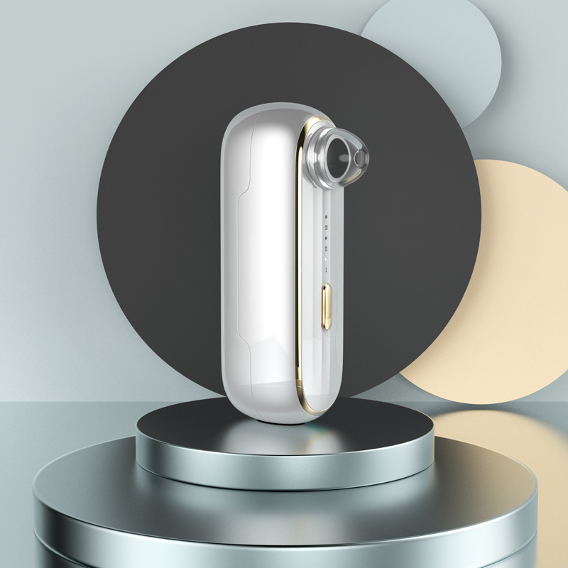 Porų valymo ir spuogų šalinimo įrenginys su HD vizualizacija, neigiamas vakuumo slėgis, 3 režimai, 4 siurbimo antgaliai, magnetinis įkrovimas