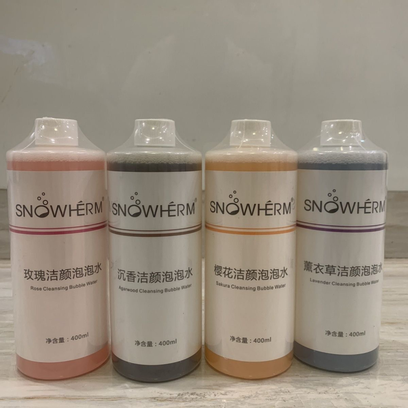 Ūdens elpūstu burbuļu ierīce sejai un ķermenim — zīmols Bubble water, modelis Bubble liquid, kopšana sejas un ķermeņa, izlaists 2025