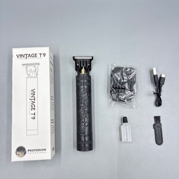 Frizer i dvostrano namijenjeni električni brijač za kućnu upotrebu, oštrice od titanovog legura, odvojiva i periva glavica za šišanje, univerzalna upotreba, nije vodootporan