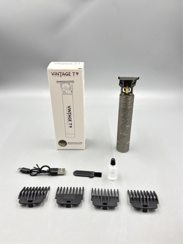 Frizer i dvostrano namijenjeni električni brijač za kućnu upotrebu, oštrice od titanovog legura, odvojiva i periva glavica za šišanje, univerzalna upotreba, nije vodootporan