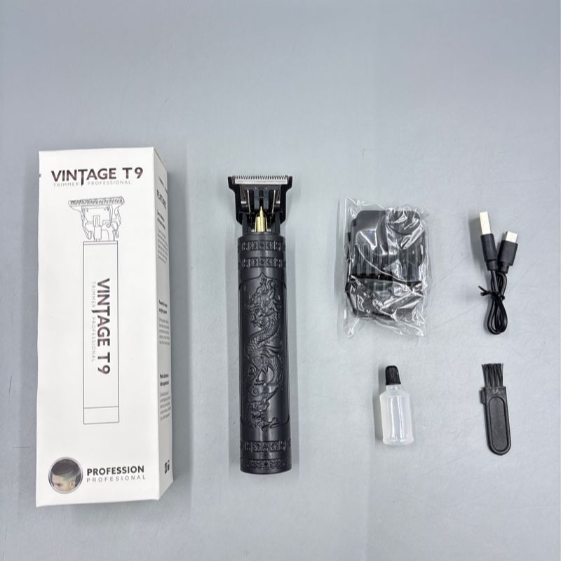 Frizer i dvostrano namijenjeni električni brijač za kućnu upotrebu, oštrice od titanovog legura, odvojiva i periva glavica za šišanje, univerzalna upotreba, nije vodootporan