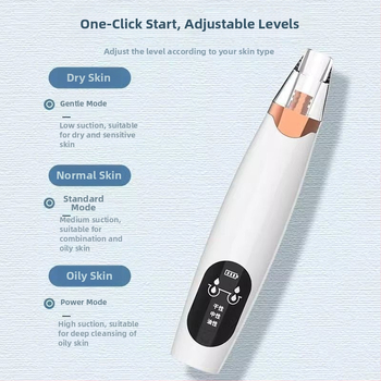 Juodųjų dėmių siurbimo įrenginys — elektrinis, namų naudojimui, stiprus siurbimas, modelis 5678, 3 greičiai, odai saugu