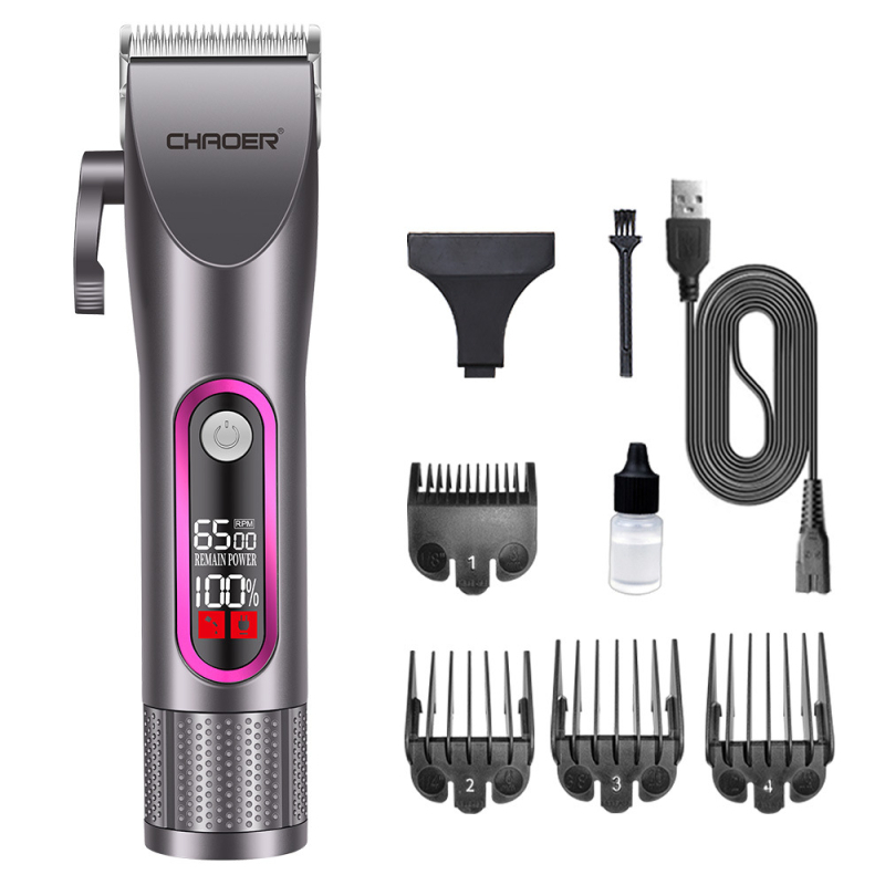 Vyrų namų plaukų kirpimo mašinėlė — Įkraunamas/dvigubos maitinimo šaltinis, Įmontuota baterija 1200–2000 mAh, Darbo laikas 3–6 val., Nerūdijančio plieno peiliukai