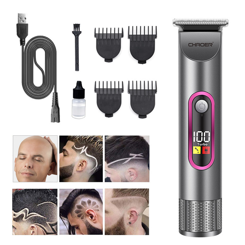 Vyrų namų plaukų kirpimo mašinėlė — Įkraunamas/dvigubos maitinimo šaltinis, Įmontuota baterija 1200–2000 mAh, Darbo laikas 3–6 val., Nerūdijančio plieno peiliukai