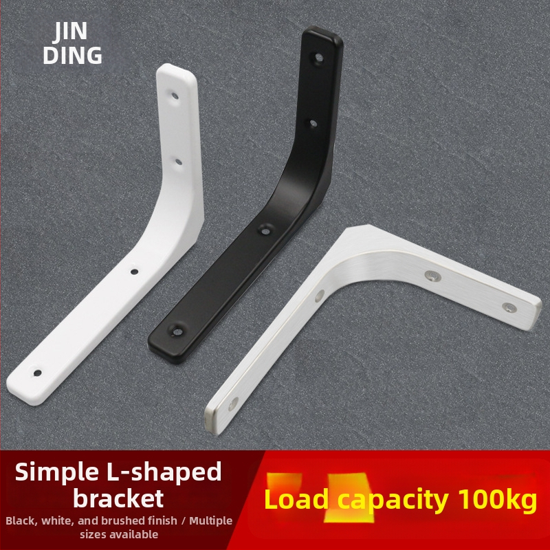 L-tvarovaný stena nosič na skladovanie, materiál: za studena valcovaná oceľ/nerezová oceľ, model 484848, pre nástenné skladovanie, štýl: moderný minimalizmus