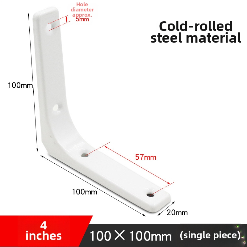 L-tvarovaný stena nosič na skladovanie, materiál: za studena valcovaná oceľ/nerezová oceľ, model 484848, pre nástenné skladovanie, štýl: moderný minimalizmus