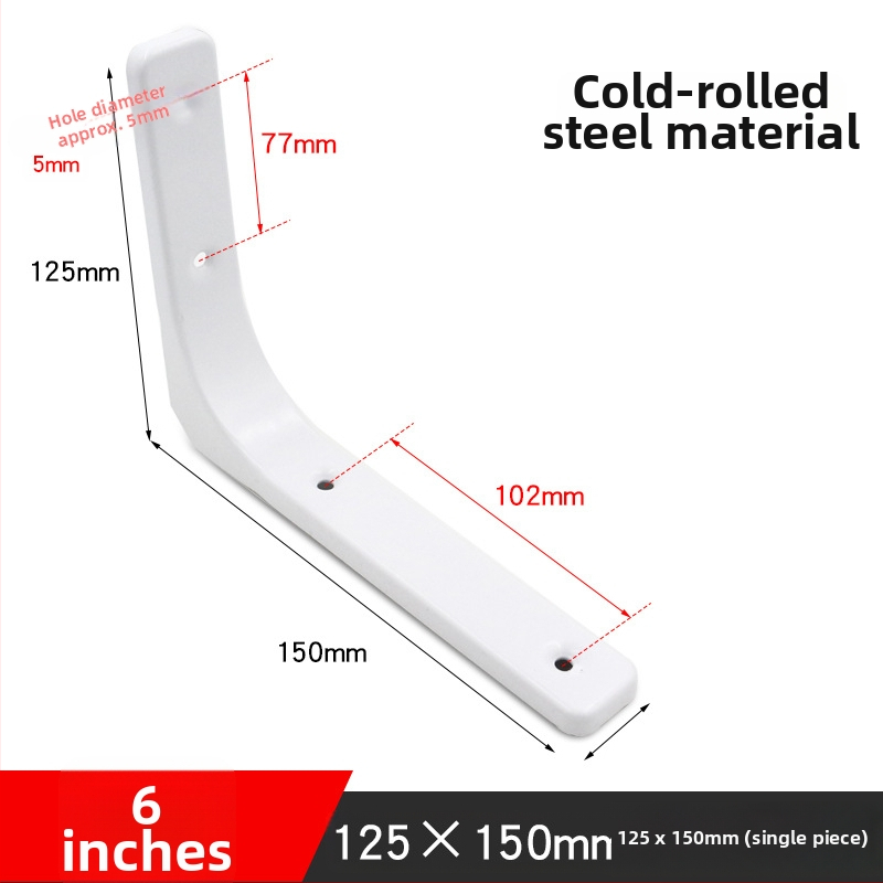 L-tvarovaný stena nosič na skladovanie, materiál: za studena valcovaná oceľ/nerezová oceľ, model 484848, pre nástenné skladovanie, štýl: moderný minimalizmus