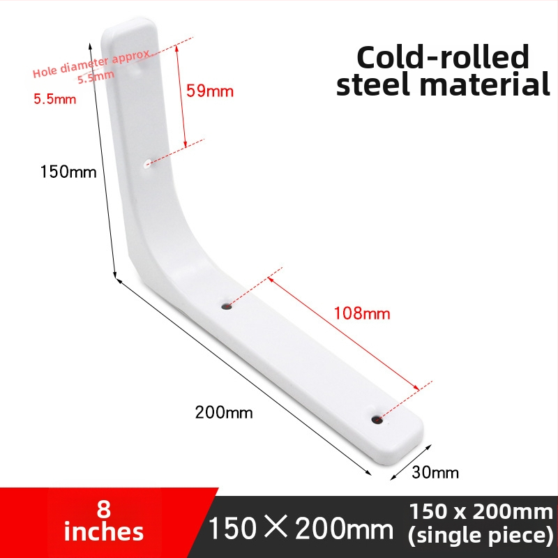 L-tvarovaný stena nosič na skladovanie, materiál: za studena valcovaná oceľ/nerezová oceľ, model 484848, pre nástenné skladovanie, štýl: moderný minimalizmus