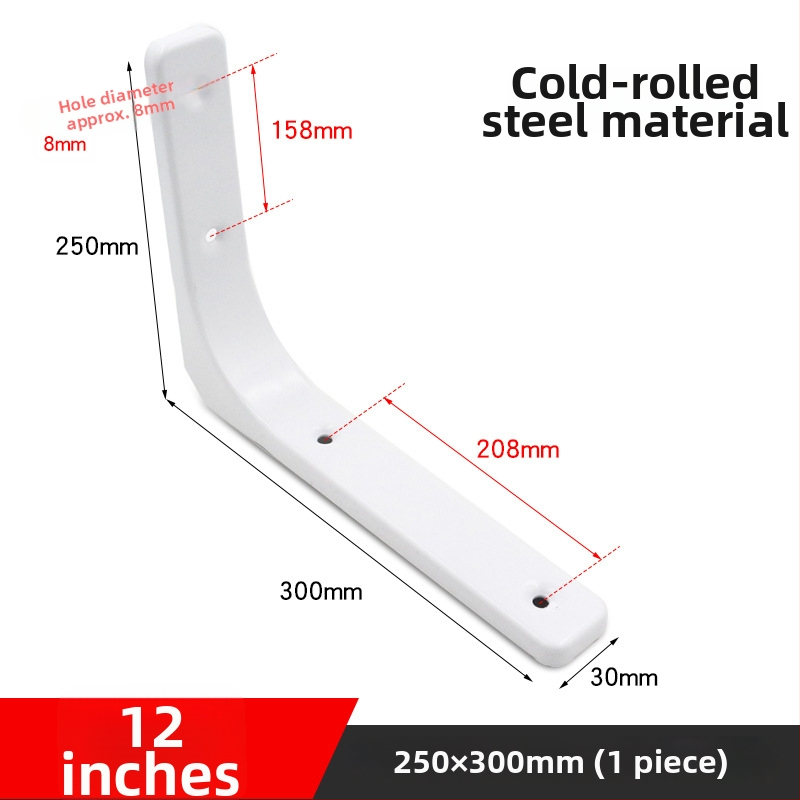 L-tvarovaný stena nosič na skladovanie, materiál: za studena valcovaná oceľ/nerezová oceľ, model 484848, pre nástenné skladovanie, štýl: moderný minimalizmus