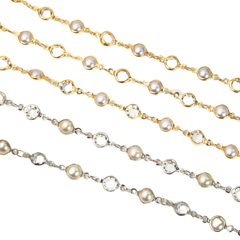 Lant DIY din cupru pentru bijuterii, cu electroplacare și opțiune de personalizare