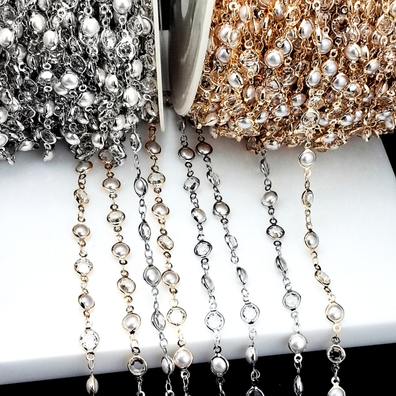 Lant DIY din cupru pentru bijuterii, cu electroplacare și opțiune de personalizare