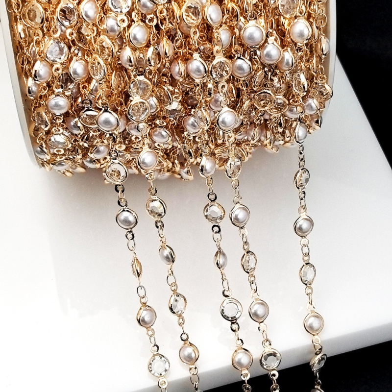 Lant DIY din cupru pentru bijuterii, cu electroplacare și opțiune de personalizare