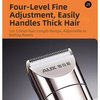 Elektrinė plaukų kirpimo mašinėlė – įkraunama, keraminiai peiliai, visiškai plaunama, atspari vandeniui, bendram naudojimui