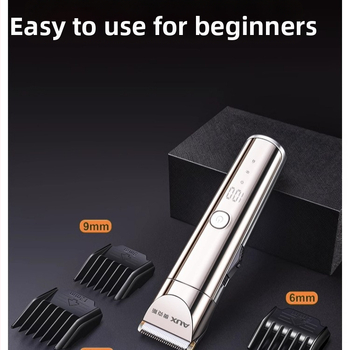 Elektrinė plaukų kirpimo mašinėlė – įkraunama, keraminiai peiliai, visiškai plaunama, atspari vandeniui, bendram naudojimui
