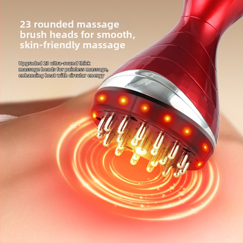 Elektriskā gua sha masāžas ierīce HH878 – 3 ātrumi, 1800mAh, ABS korpuss, temperatūra 35–65°C