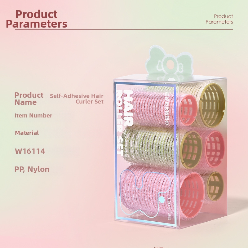 Līmējamā matu rulīte ar gaisu un apjomīgu veidošanu (Tips: Līmējamā matu rulīte; Materiāls: Nilon; Zīmols: Kawa qier; Importēts: Nē; Piemērots: ikdienas lietotāji)