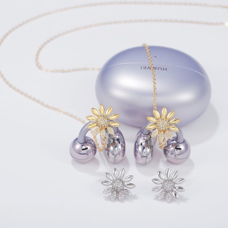 Dodatak za naušnice, bakar-cirkonij, elektroplatiranje, kružni uzorak, 4 g, originalni dizajn (Daily Commute serija)