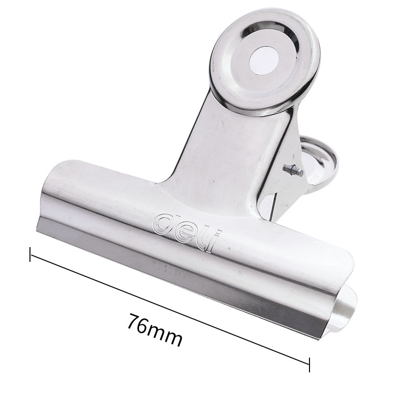 Okrugli metalni držač za ulaznice, organizator za novine i časopise (Brend: Deli; Šifra proizvoda: 9521; Materijal: metal; Debljina papira: oko 240 listova)