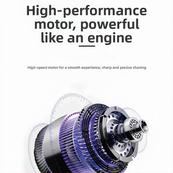 Elektrický holiaci stroj RS100 s otočnou hlavou, vstavaná batéria, plne umývateľný pre celé telo, výdrž batérie 45–60 min