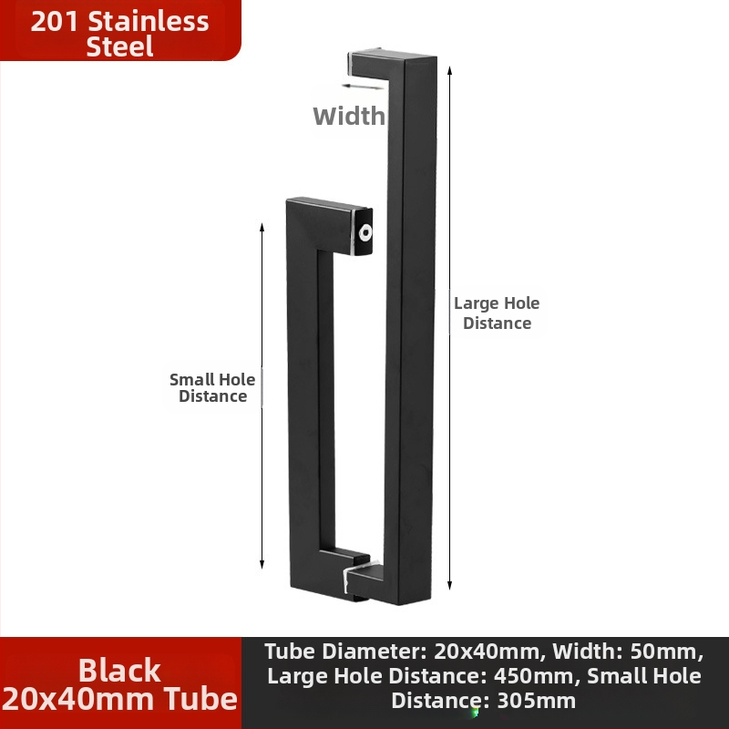 Nerūdijančio plieno vonios kambario rankena stiklo durims, įmontuojama, lankinės formos, poliruota apdaila, tinkama slankiosioms durims