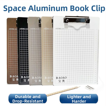 Liels nerūsējošā tērauda dokumentu klips – metāla konstrukcija, rēķinu turētājs, biroja kancelejas preces