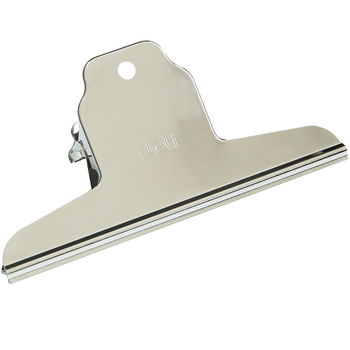 Metāla biļešu klipsis ar kalnu formu, zīmols Deli, modelis 9531, materiāls: metāls, iepakojums: PP maisiņš