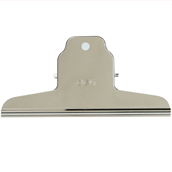 Metāla biļešu klipsis ar kalnu formu, zīmols Deli, modelis 9531, materiāls: metāls, iepakojums: PP maisiņš