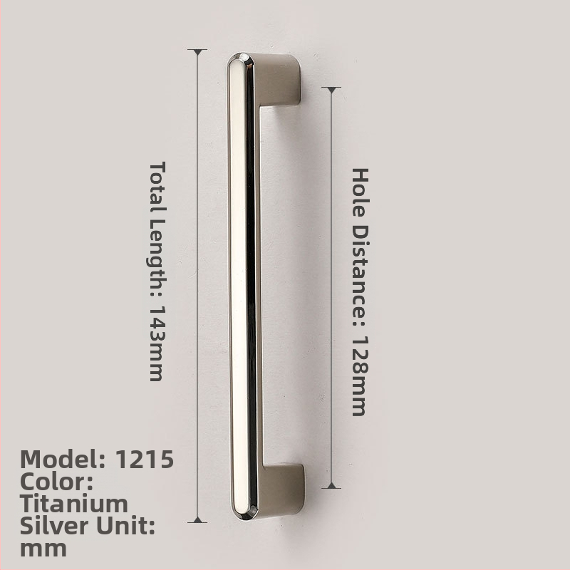Baldų rankenos spintos durims | Šiuolaikinis paprastumas, cinko lydinys, liejimas spaudimu, modeliai 1215/5297/5521