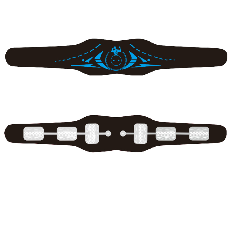 Išmanusis fitneso juosmens masažuoklis su USB maitinimu, įkrovimo ekranas, 3. pavara, 4 masažinės galvutės, pilvo raumenų treniravimas