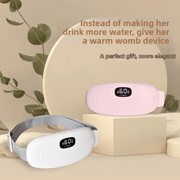 Menstruacijų šildymo juosta su USB maitinimu, vibro ir karšto kompreso principas, 4 lygiai, 4 masažo galvutės, KJH