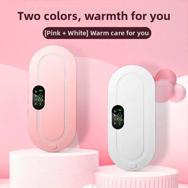Menstruacijų šildymo juosta su USB maitinimu, vibro ir karšto kompreso principas, 4 lygiai, 4 masažo galvutės, KJH