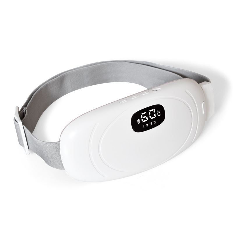 Menstruacijų šildymo juosta su USB maitinimu, vibro ir karšto kompreso principas, 4 lygiai, 4 masažo galvutės, KJH