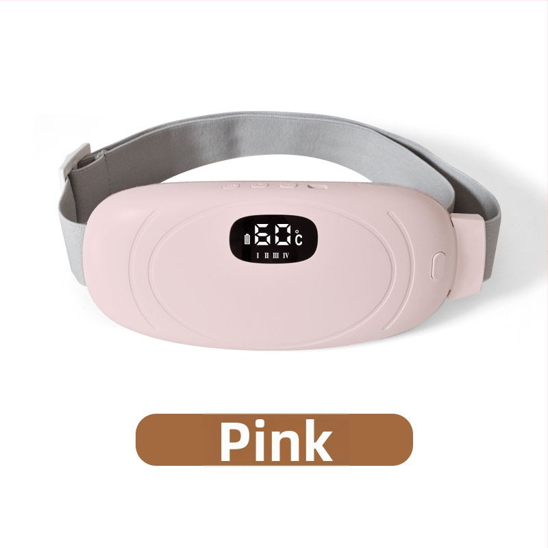 Menstruacijų šildymo juosta su USB maitinimu, vibro ir karšto kompreso principas, 4 lygiai, 4 masažo galvutės, KJH