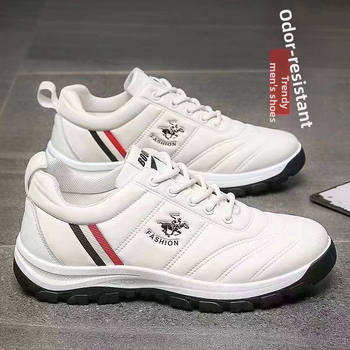 Vyriski odiniai sportbačiai – atspari padas, kvėpuojantys, neslystantys, odinis viršus