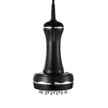 JL-A10 Elektriskā meridiānu birste visa ķermeņa masāžai – USB barošana, pogas vadība, temperatūras diapazons 45–55°C, ABS + cinka sakausējuma birstes galva