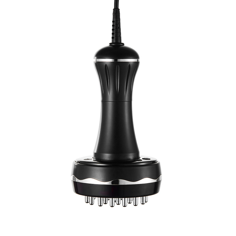 JL-A10 Elektriskā meridiānu birste visa ķermeņa masāžai – USB barošana, pogas vadība, temperatūras diapazons 45–55°C, ABS + cinka sakausējuma birstes galva