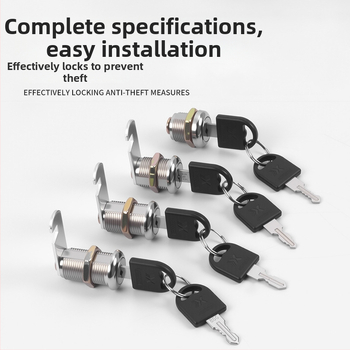 Kasti lukk, tsink sulam ja raud, mudelid 16/20/25/30/32; sobivad pöörlev keele luku, ümmargune lukk, postkast, metallkapp, failikapp, piimakarp, sahtel, kontor, elektriline kasti, kaasaegne stiil