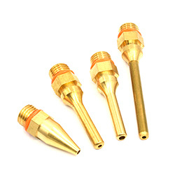 Vario antgalis karšto lydimo klijų pistolei, išplėstas ir koninis