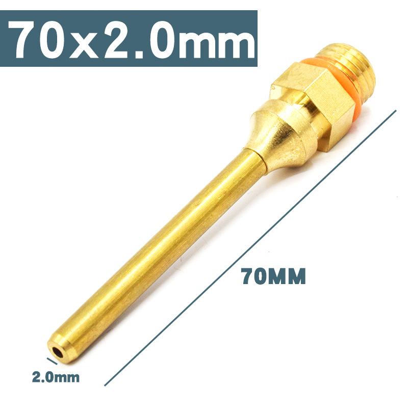 Vario antgalis karšto lydimo klijų pistolei, išplėstas ir koninis