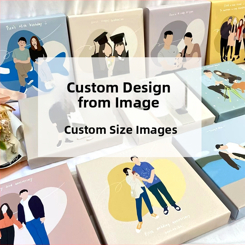 Giclée lõuend seinale kunst koos raamivalikuga: raamita, ilma raamita või rippuv; Epson HD suureformaadiline tindiprint lõuendil; õli lõuend dekoratiivne maal inimestest ja lillelist.