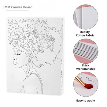 Xuanma Skaitmeninė Aliejinės Tapybos Lenta – Medvilninė Braižymo Lenta Su Audinio Rėmu, Digital Oil Painting Serija