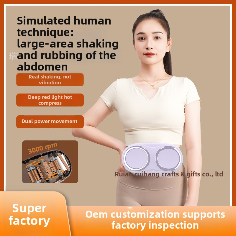 Riebalų deginimo masažuoklis su vibracija ir karštu spaudimu, USB maitinimas, kompiuterio tipo valdymas, iki 4 masažo galvučių, nuolatinis kintamų pavarų valdymas