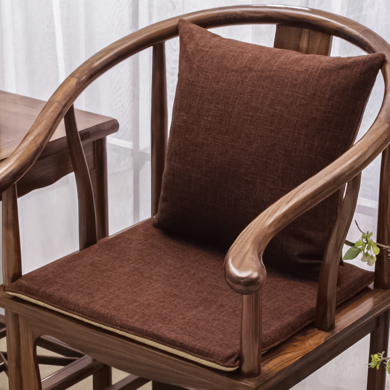 Μαξιλάρι καθίσματος για Taishi καρέκλες και καρέκλες από μασίφ ξύλο – ύφασμα πολυεστερικής ίνας, γέμισμα σφουγγάρι, προσαρμοστικό, κατάλληλο για σαλόνι, μελέτη, εστιατόριο και εμπορικούς χώρους