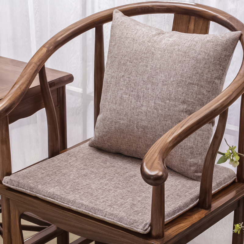 Μαξιλάρι καθίσματος για Taishi καρέκλες και καρέκλες από μασίφ ξύλο – ύφασμα πολυεστερικής ίνας, γέμισμα σφουγγάρι, προσαρμοστικό, κατάλληλο για σαλόνι, μελέτη, εστιατόριο και εμπορικούς χώρους