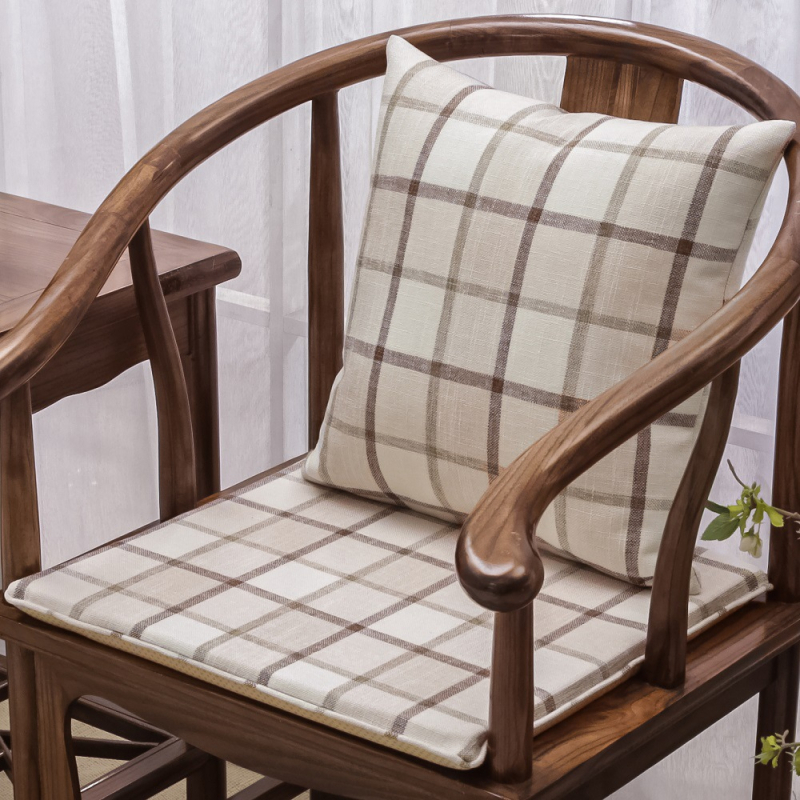 Μαξιλάρι καθίσματος για Taishi καρέκλες και καρέκλες από μασίφ ξύλο – ύφασμα πολυεστερικής ίνας, γέμισμα σφουγγάρι, προσαρμοστικό, κατάλληλο για σαλόνι, μελέτη, εστιατόριο και εμπορικούς χώρους