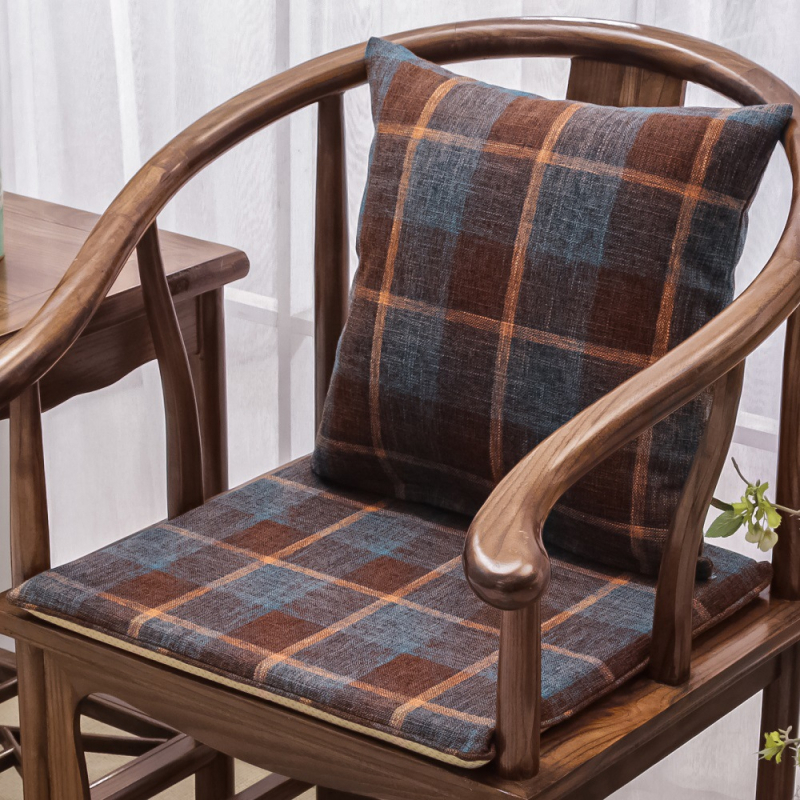 Μαξιλάρι καθίσματος για Taishi καρέκλες και καρέκλες από μασίφ ξύλο – ύφασμα πολυεστερικής ίνας, γέμισμα σφουγγάρι, προσαρμοστικό, κατάλληλο για σαλόνι, μελέτη, εστιατόριο και εμπορικούς χώρους